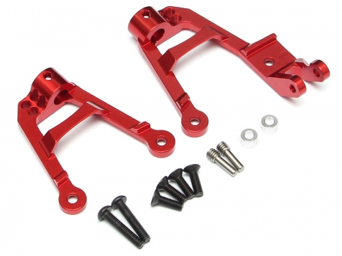 Team Raffee Co. Axial SCX10 II Aluminum Front Shock Tower (2) Red