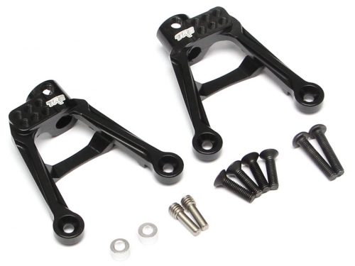 Team Raffee Co. Axial SCX10 II Aluminum Rear Shock Tower (2) Black