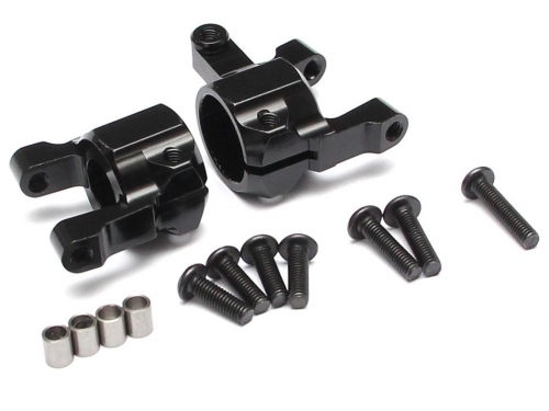 Team Raffee Co. Axial SCX10 II Aluminum Front C-hub (2) Black