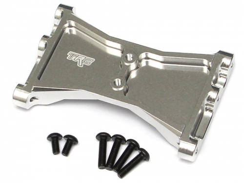 Team Raffee Co. Traxxas TRX-4 Aluminum Rear Chassis Cross Member Silver