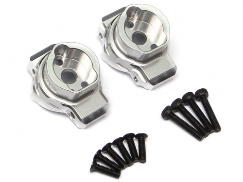 Team Raffee Co. Traxxas TRX-4 Aluminum Front & Rear Portal Drive Inner Housing (2) Silver