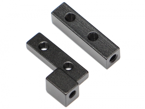 Team Raffee Co. Miscellaneous All Aluminum Servo Mount for D90/D110 Black