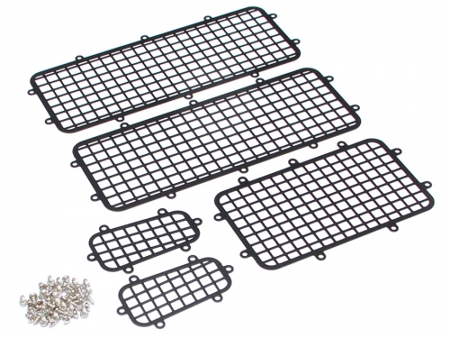 Team Raffee Co. Traxxas TRX-4 Stainless Steel Side Window Mesh Guard Protective Net 1 Set