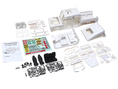 Team Raffee Co. Miscellaneous All D110 6x6 Pickup Truck Hard Body Kit for Boom Racing BRX02