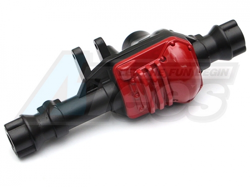 Team Raffee Co. Traxxas TRX-4 Super Heavy Cast Metal Front Axle Housing w/Cast Metal Diff Cover for Traxxas TRX4 143 Grams Black