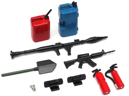 Team Raffee Co. Miscellaneous All Scale Accessories 1/10 Combo Set Red