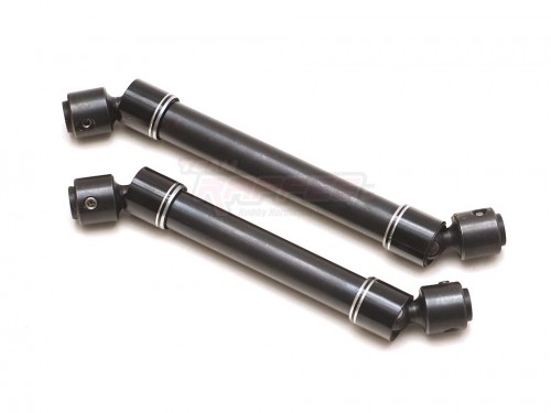 Team Raffee Co. Traxxas TRX-4 Heavy Duty Front & Rear CVD Main Drive Shaft Black