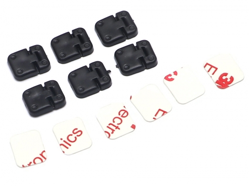 Team Raffee Co. Traxxas TRX-4 Rubber Door Hinge for TRX4 (6) Black