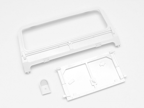 Team Raffee Co. Miscellaneous All Windshield Part & Rear Tail Gate G Part for TRC D110/D90 Defender Pickup Truck Hard Body