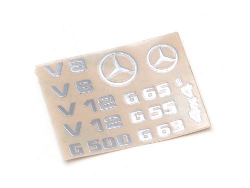 Team Raffee Co. Miscellaneous All G500 Metal Logo for TRC Benz G-Class Hard Body