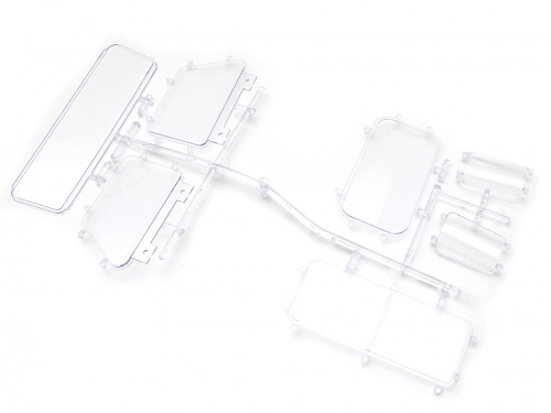 Team Raffee Co. Miscellaneous All Windows Set N Part for TRC D90 Pickup Truck Hard Body