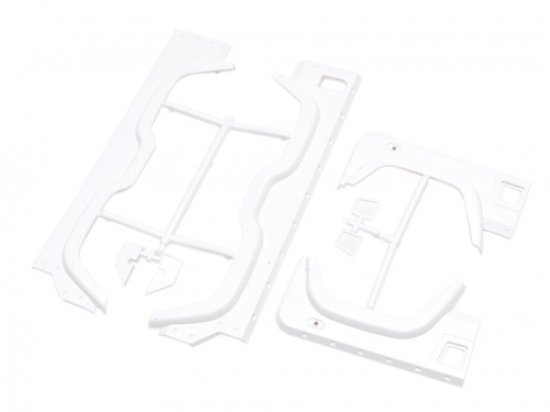 Team Raffee Co. Miscellaneous All KAHN Fender Flare Kit for TRC Defender D110 6x6 Pickup Hard Body