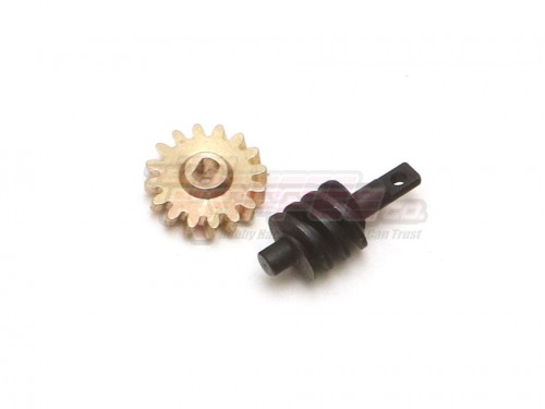 Team Raffee Co. Axial SCX24 Brass and Steel Axle Gears for SCX24