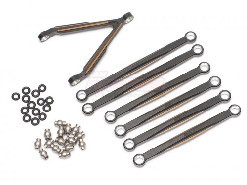 Team Raffee Co. Axial SCX24 Aluminium Suspension Links & Front Upper Link Mount