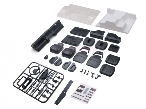 Team Raffee Co. Miscellaneous All 1/10 Interior RHD for TRC/302836 Discovery 5 Door 313mm Hard Body