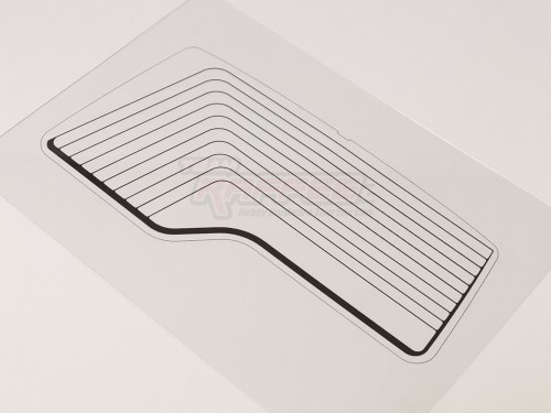Team Raffee Co. Miscellaneous All Upgrade Rear Window with Heating Wire Pattern for TRC/302836 Discovery Body