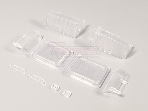 Team Raffee Co. Miscellaneous All Transparent Light Lenses Set for TRC/302836 Discovery Body