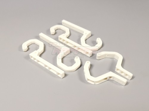 Team Raffee Co. Miscellaneous All Hood & Front Door Hinges for TRC/302836 Discovery Body