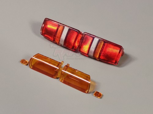 Team Raffee Co. Miscellaneous All Painted Rear Light Lenses for TRC/302836 Discovery Body