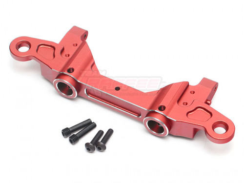 Team Raffee Co. Axial SCX6 Aluminium Rear Chassis Brace (1) Red
