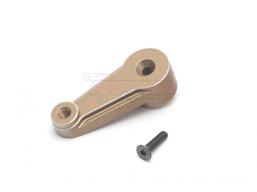 Team Raffee Co. Axial SCX6 Aluminium 7075 Steering Servo Arm (15T) Gun Metal