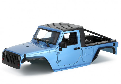 Team Raffee Co. Miscellaneous All Wrangler Pickup Hard Body for 1/10 Crawler 313mm Blue