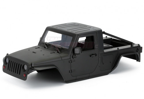 Team Raffee Co. Miscellaneous All Wrangler Pickup Hard Body for 1/10 Crawler 313mm Matte Black