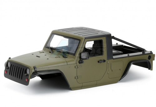 Team Raffee Co. Miscellaneous All Wrangler Pickup Hard Body for 1/10 Crawler 313mm Military