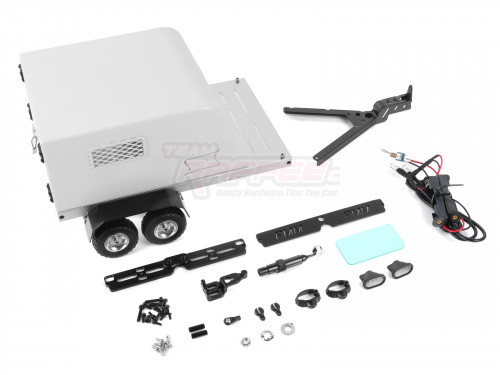 Team Raffee Co. Miscellaneous All 1/18 Utility Box Dual Axle Trailer with Lighting System