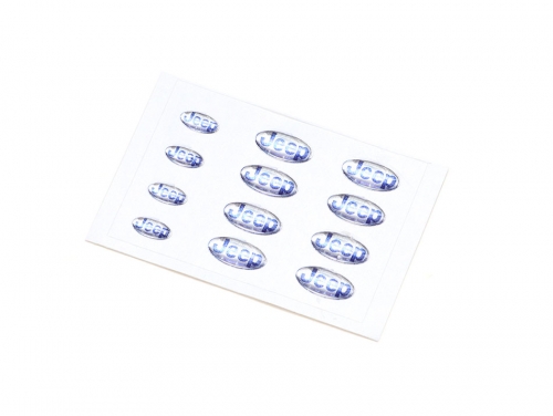 Team Raffee Co. Miscellaneous All Jeep Crystal Sticker Blue