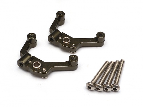 Team Raffee Co. Axial SCX10 Aluminum 3 Link Roll Mount (1 Pair) Gun Metal