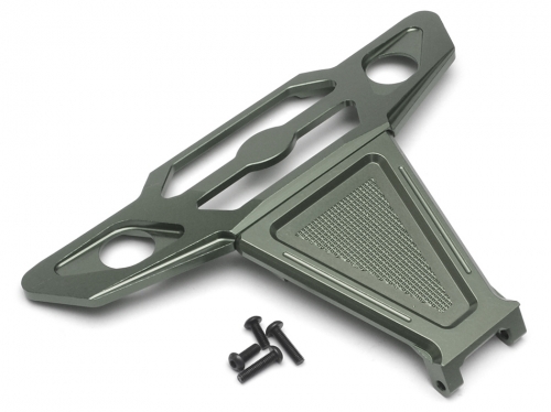 Team Raffee Co. Axial Yeti XL Aluminum Front Bumper (1) Gun Metal