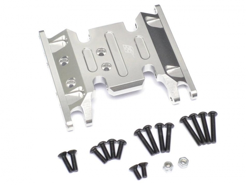 Team Raffee Co. Axial SCX10 II Aluminum Skid Plate Axial AX90047 SCX 2 RTR & SCX10 Silver