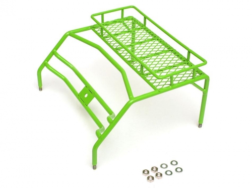 Team Raffee Co. Miscellaneous All Roof Luggage Rack For 1/10 AMG 6x6 Truck Green