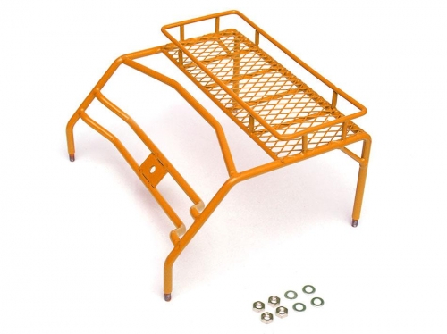 Team Raffee Co. Miscellaneous All Roof Luggage Rack For 1/10 AMG 6x6 Truck Orange