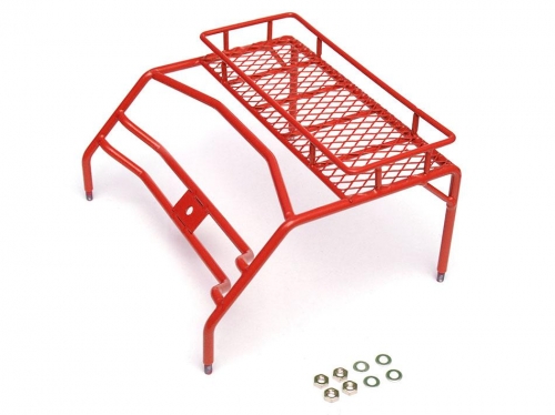 Team Raffee Co. Miscellaneous All Roof Luggage Rack For 1/10 AMG 6x6 Truck Red