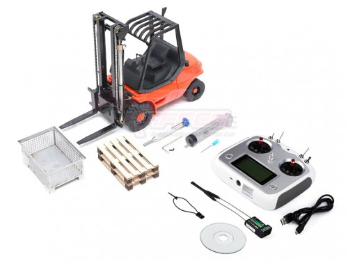 Team Raffee Co. Miscellaneous All 1/14 RC Realistic Hydraulic Forklift RTR Red