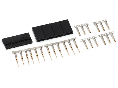 Team Raffee Co. Miscellaneous All Futaba Servo Connectors 4 Male and 4 Female