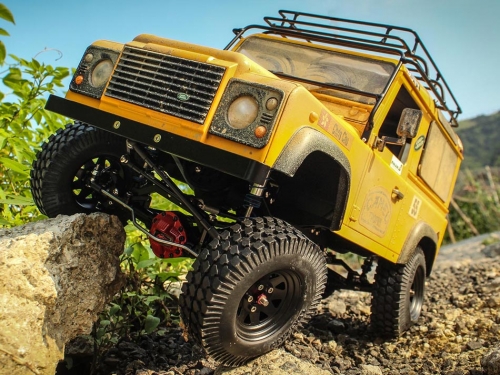 Team Raffee Co. Miscellaneous All Defender D90 1/10 Hard Plastic Body Kit W/ Interior DIY Version