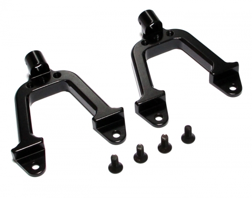 Team Raffee Co. Axial SCX10 Aluminum Front Shock Hoops - 1 Pair Black