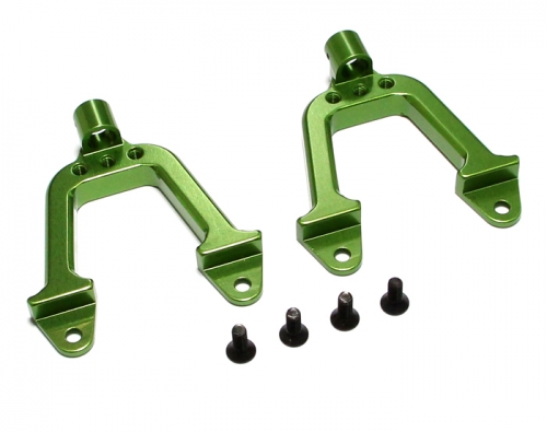 Team Raffee Co. Axial SCX10 Aluminum Front Shock Hoops - 1 Pair Green