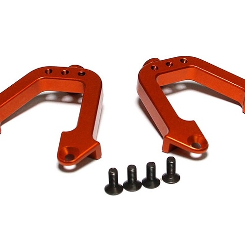 Team Raffee Co. Axial SCX10 Aluminum Rear Shock Hoops - 1 Pair Orange