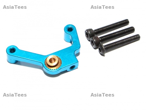 Team Raffee Co. Axial SCX10 Gear Box Roll Mount Blue