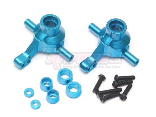 Team Raffee Co. Tamiya TT-02 Aluminum Front Steering Block (2) Blue