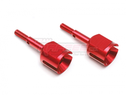 Team Raffee Co. Tamiya TT-02 Aluminum Wheel Axle (2) Red