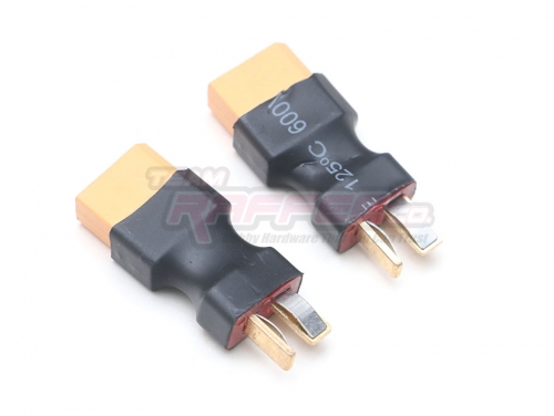 Team Raffee Co. Miscellaneous All Deans T Plug (Male) to XT60 (Female) Connector (2)
