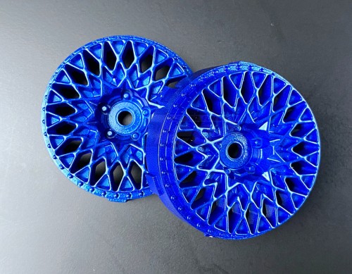 Team-Tetsujin Miscellaneous All Super RIM DISC GranSEEKER Blue metallic 2pcs