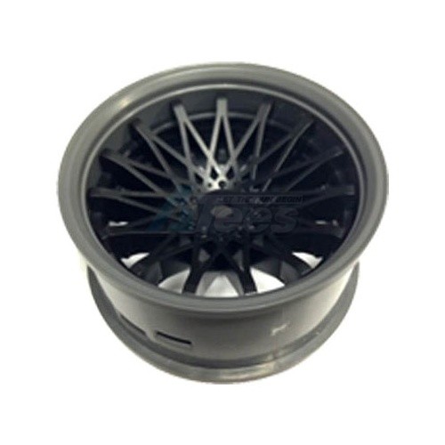 Team-Tetsujin Miscellaneous All Super Rim (Charcoal Gray/ Black) 2pcs Set