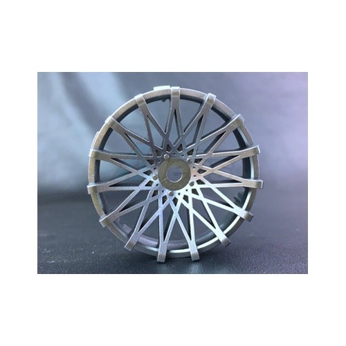 Team-Tetsujin Miscellaneous All Super Rim Dahlia Matte Silver 2pcs