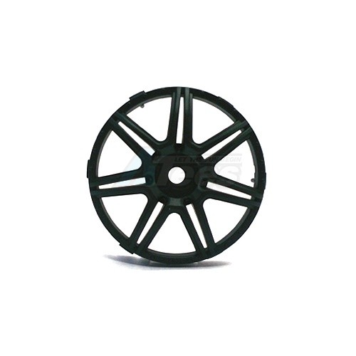 Team-Tetsujin Miscellaneous All Super Rim Disc Marguerite Matte Black 2pcs